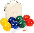 ropoda 107mm Bocce Ball Set Regulation Size and Weight - 8 Resin Balls