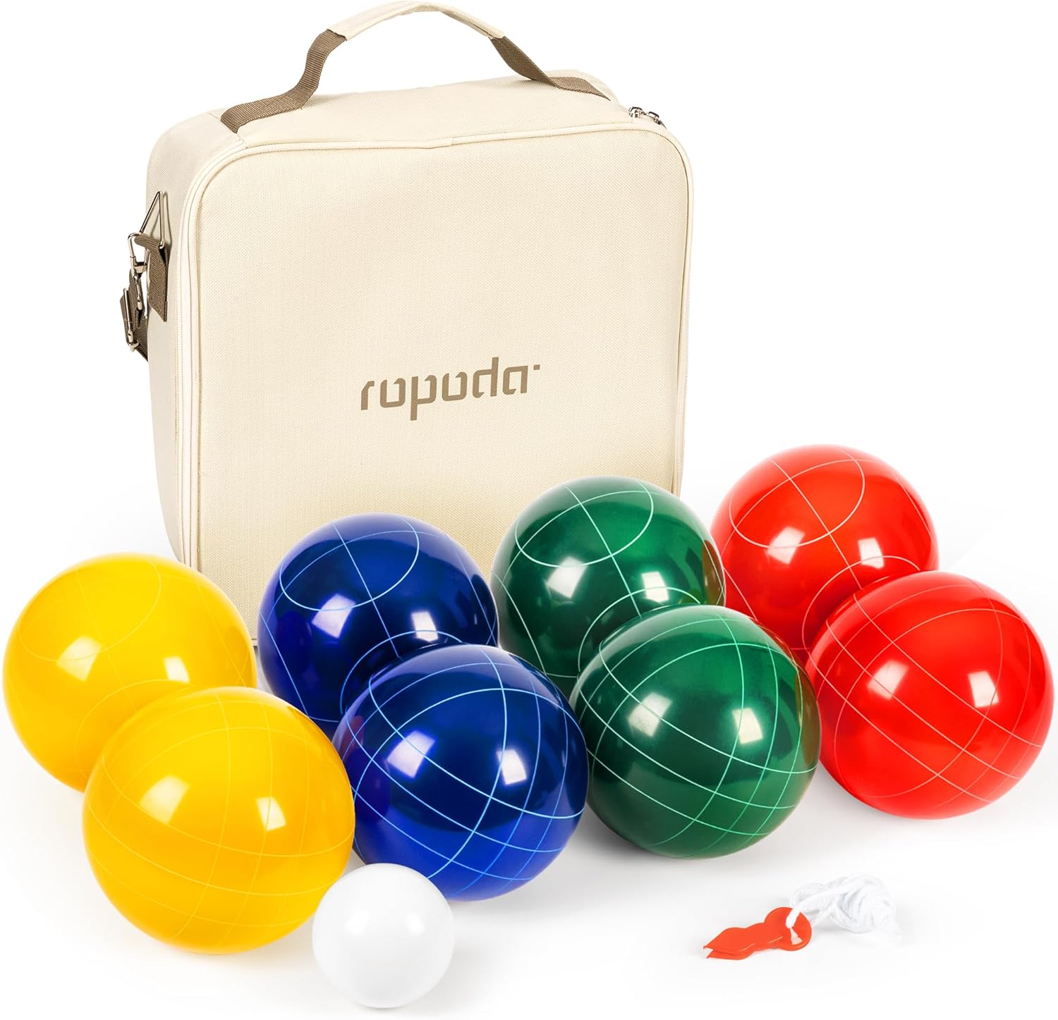 Professional 107mm Bocce Ball Set for Fun Outdoor Games