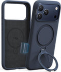 TORRAS Ostand Q3 Silicone Case for iPhone 17 Pro Max - Spin Ring Stand