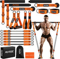 Pilates Bar Kit with Resistance Bands for Men - Up to 270lb Heavy Load