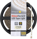 RibbonFlex Pro 24V White LED Tape Light 2700K - Flexible, Dimmable