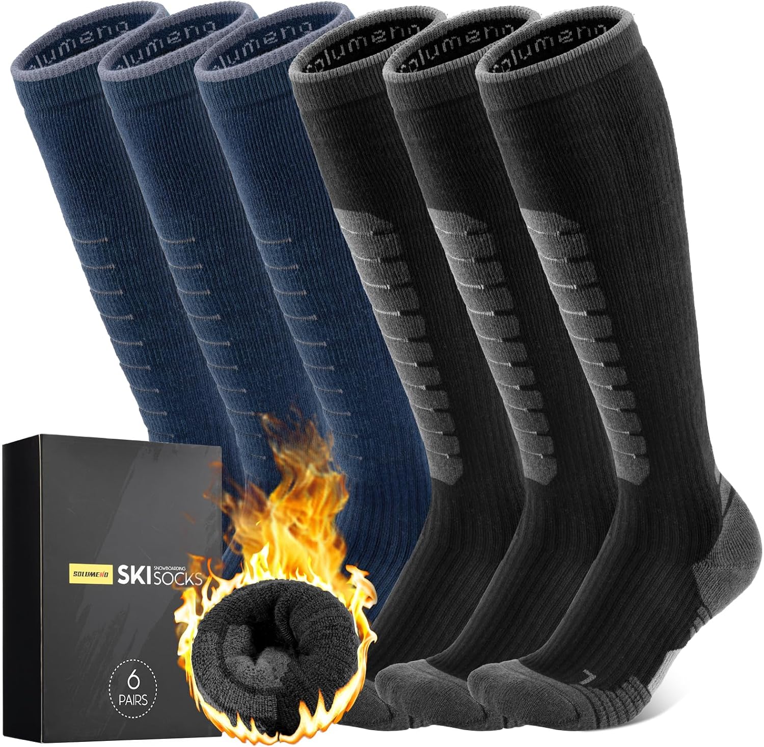 Merino Wool Ski Socks for Ultimate Warmth