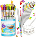 Graphite Smencils Cylinder HB No. 2 Scented Pencils, 50 Count