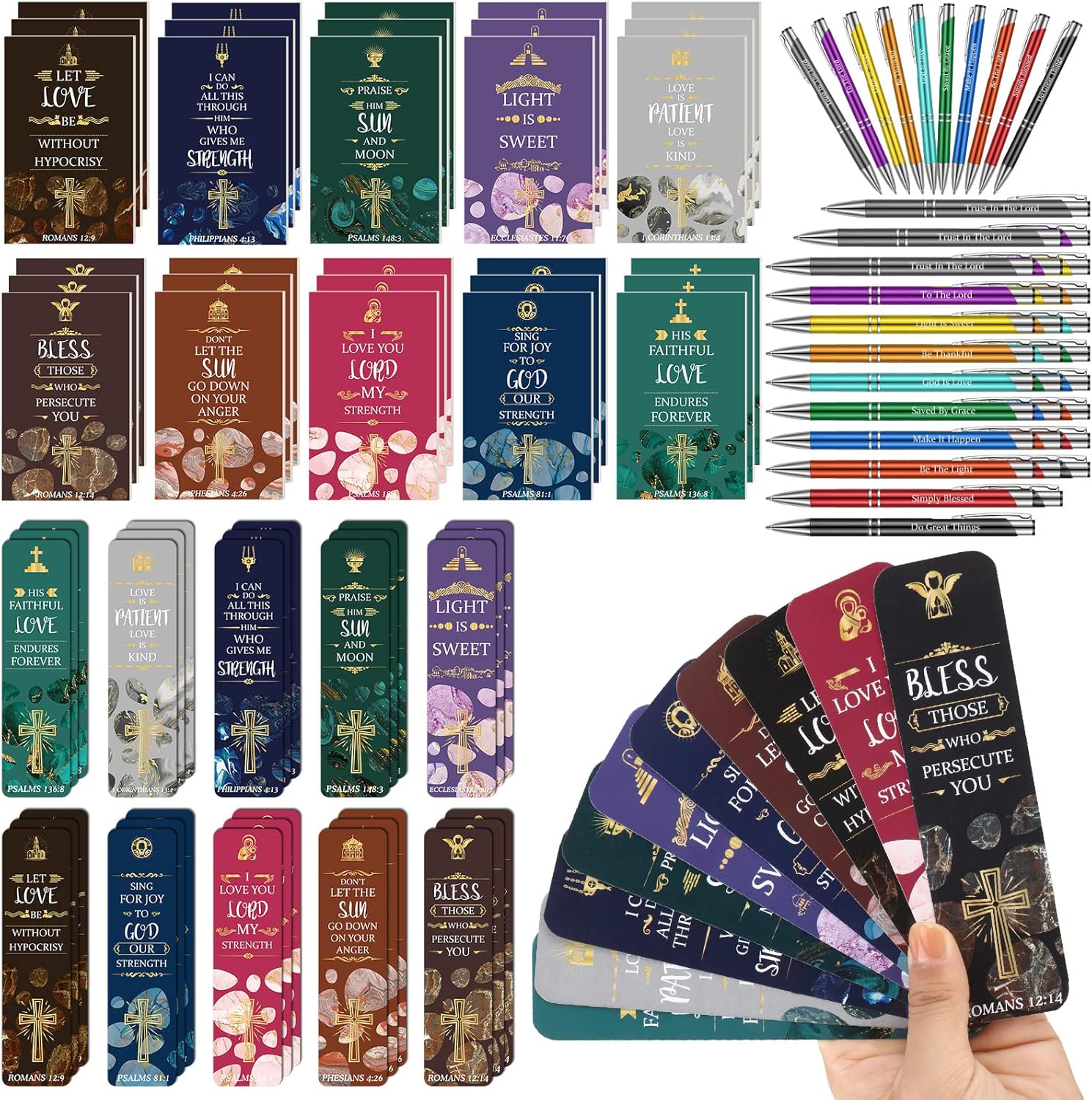 Christmas Bible Set 120 Pcs - Inspiring Scripture Gifts