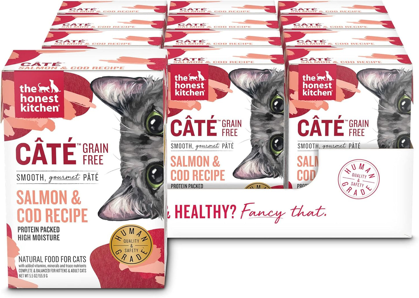 The Honest Kitchen Grain Free Salmon & Cod Pate Cat Food