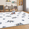 79x71 Foldable Baby Play Mat for Floor - Extra Large Reversible