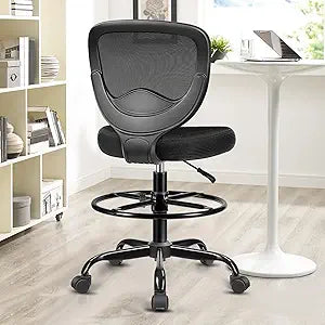 Razzor Drafting Chair for Standing Desks with Adjustable Footrest