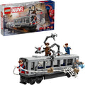 LEGO Marvel Spider-Man vs. Doc Ock Subway Train Scene - Detailed Build