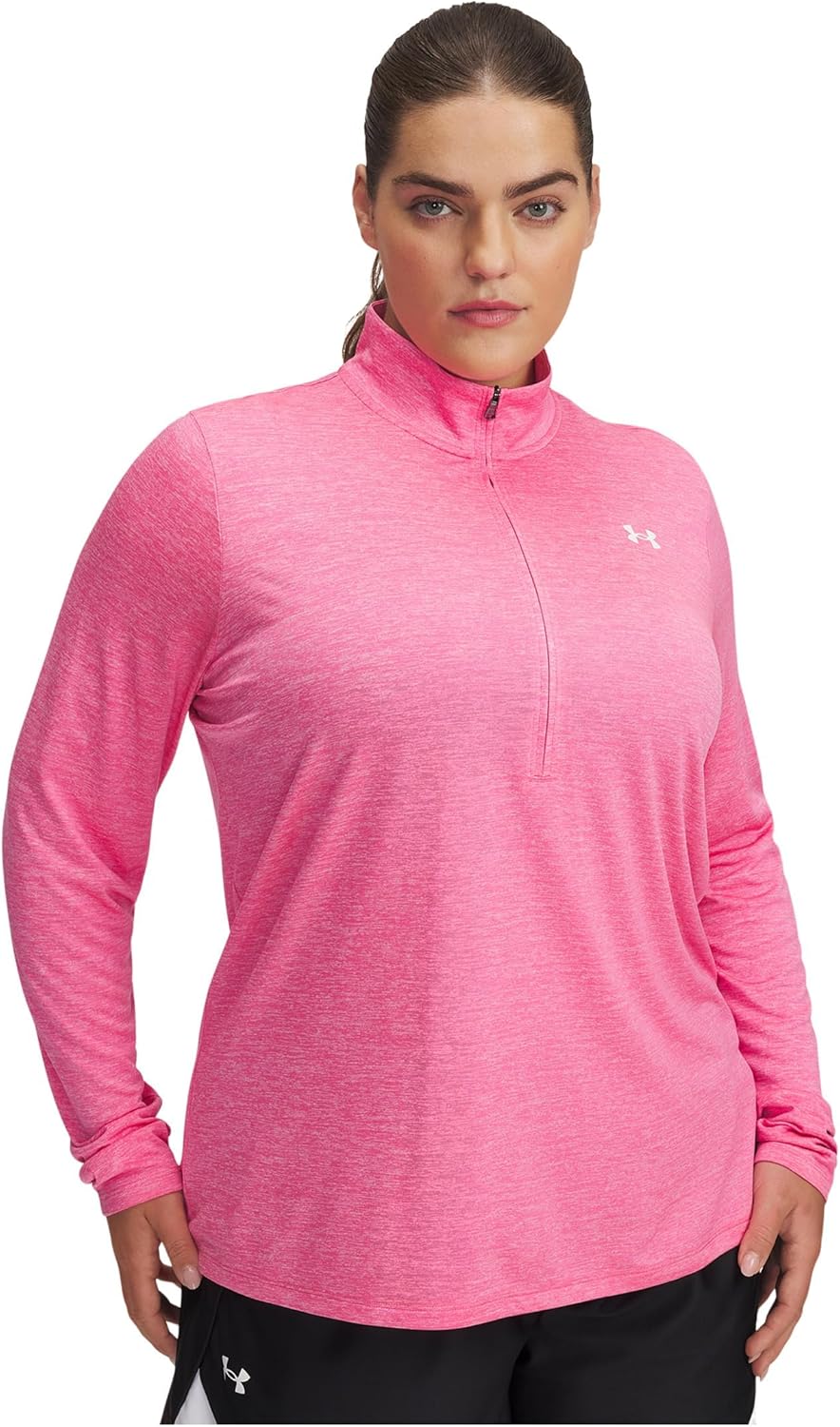Under Armour Women's Tech Twist Quarter Zip for Active Comfort