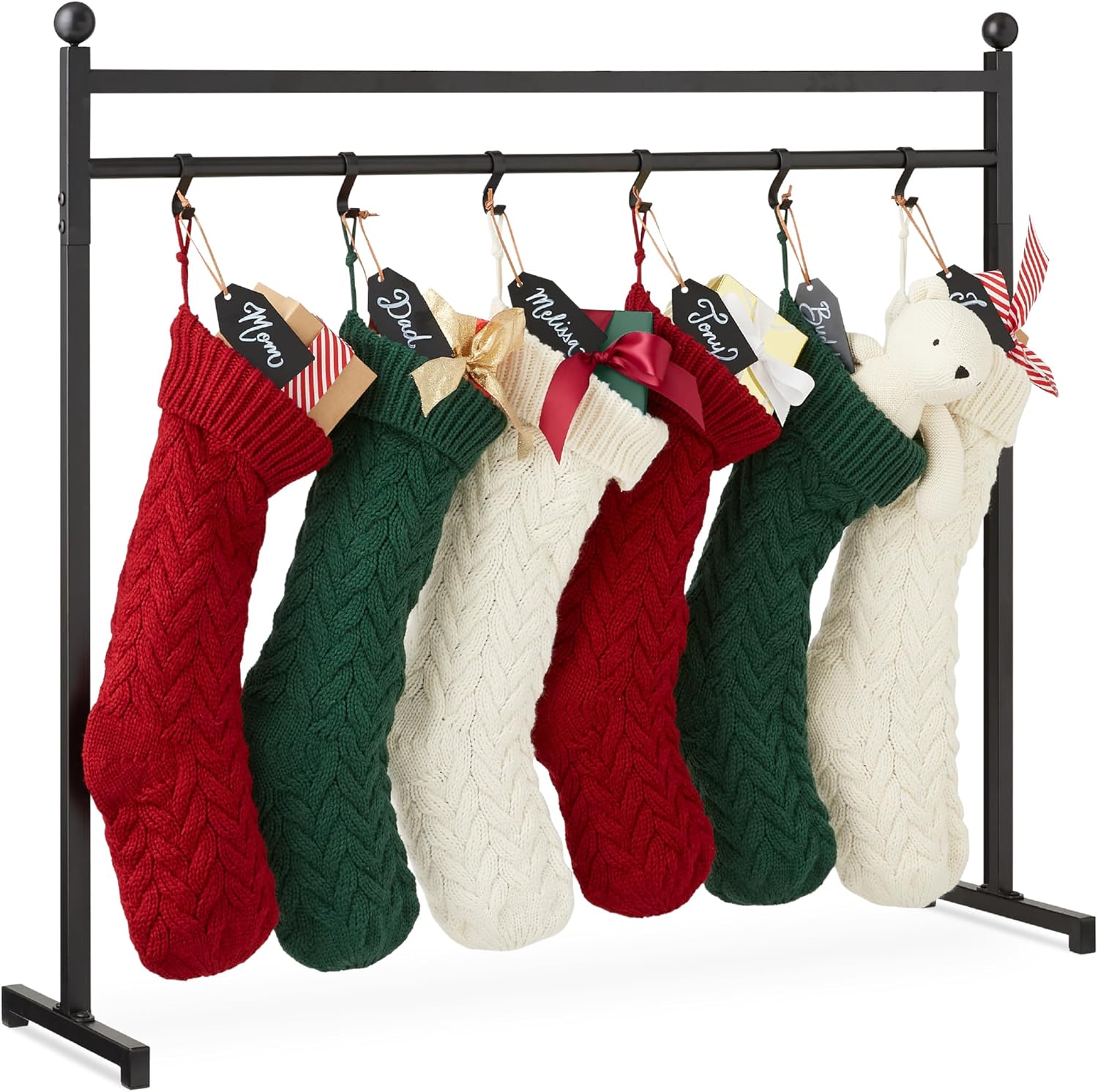 3ft Christmas Stocking Holder Stand for Holiday Decor Display
