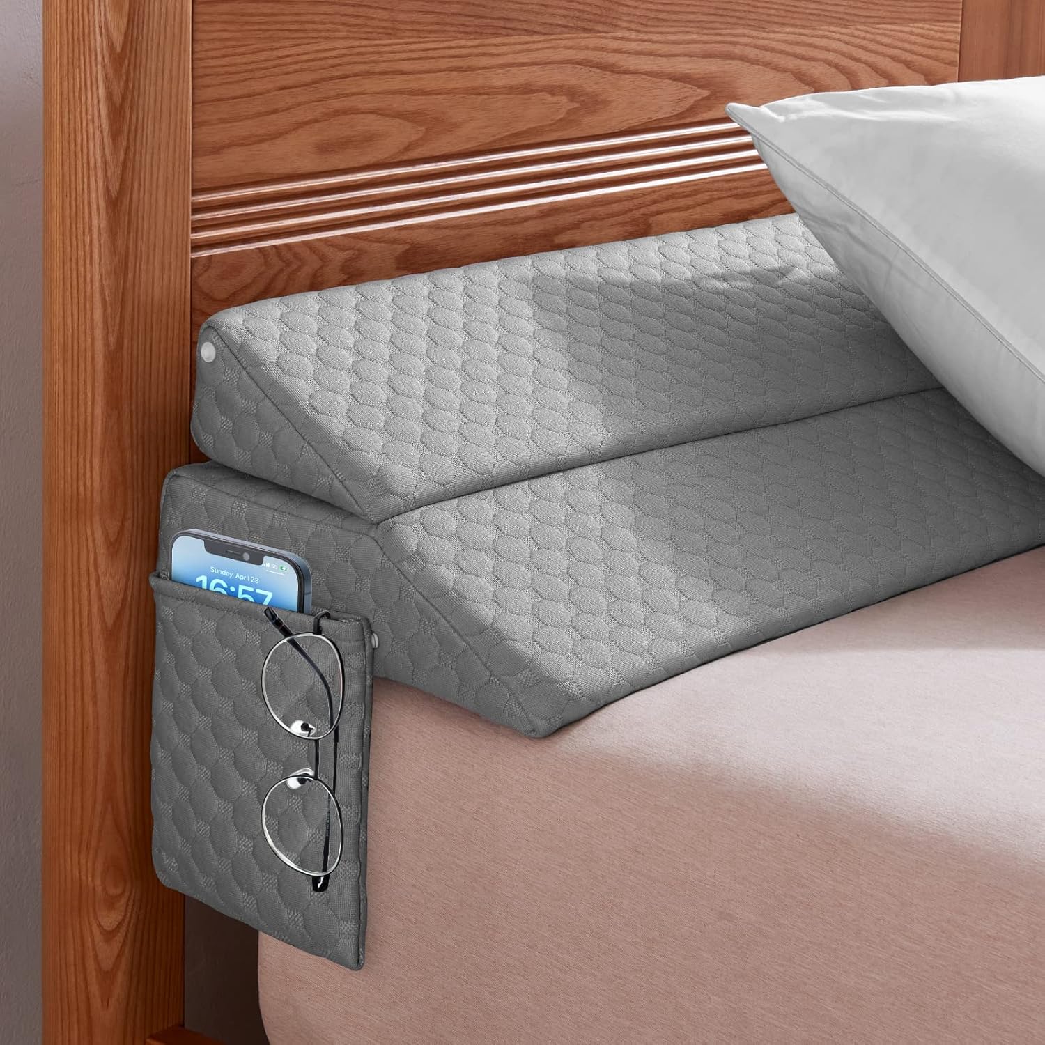 EUHAMS Full Size Bed Wedge Pillow - Perfect Bed Gap Filler