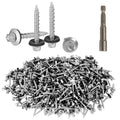 Hex Head Roofing Screws #10 1-1/2 Inch for Metal Roofs