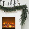 Jutom 6 ft Realistic Christmas Garland - Lifelike Norfolk Cypress