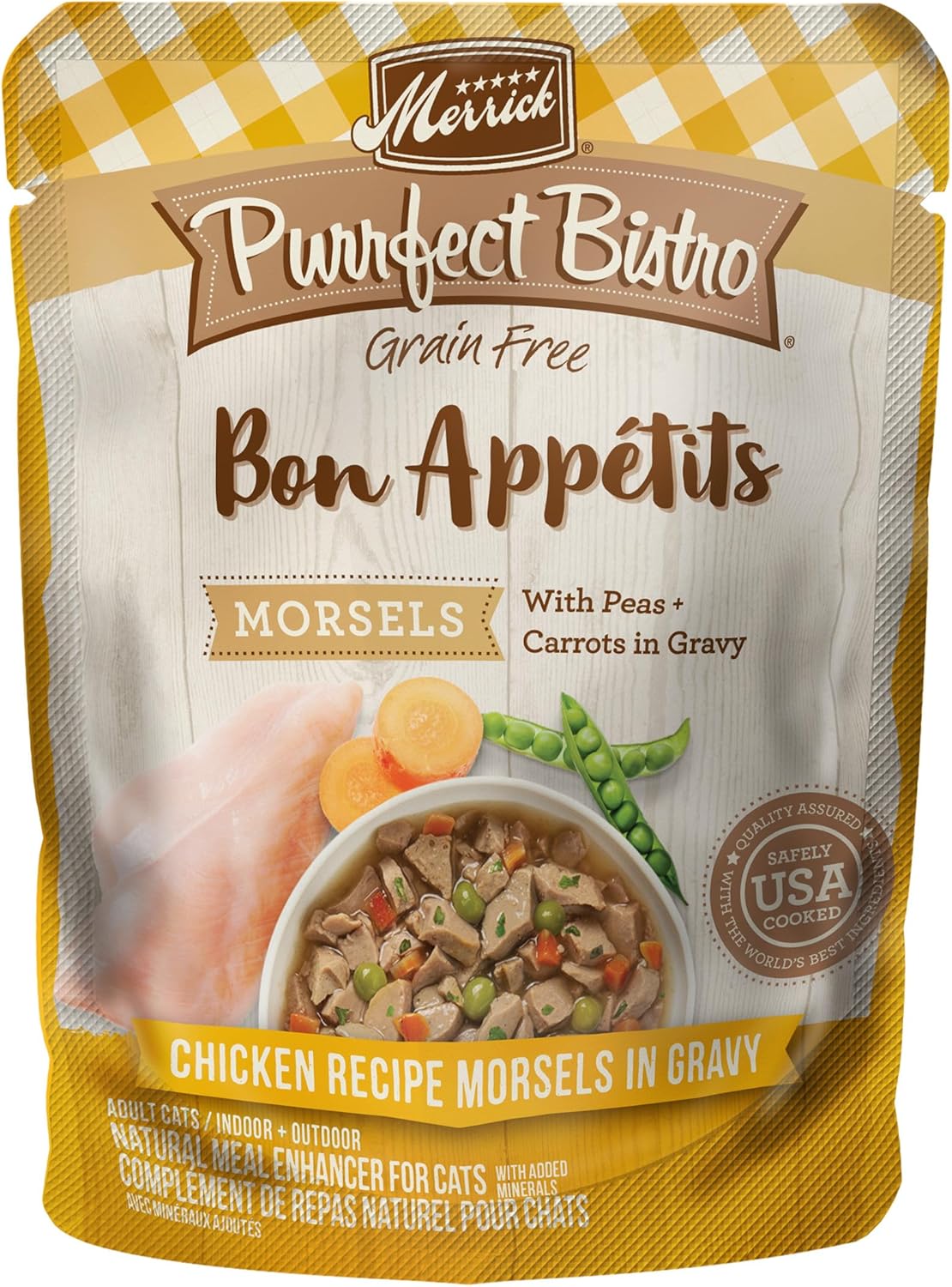Merrick Purrfect Bistro Grain Free Wet Cat Food Chicken Recipe