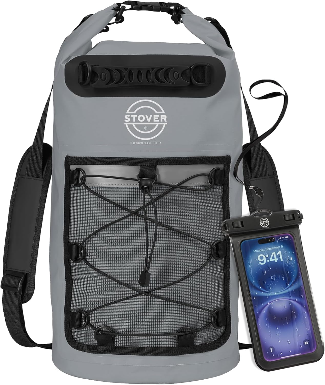 STOVER Waterproof Backpack for Kayaking, Hiking, and Travel