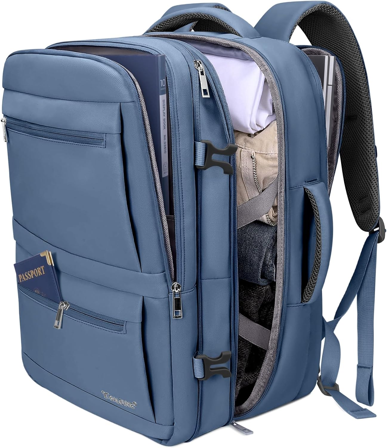 BALEINE Travel Backpack for Women Men - Large Capacity Carry On