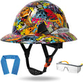 Structure Full Brim Hard Hat with Visor - Adjustable Ventilation