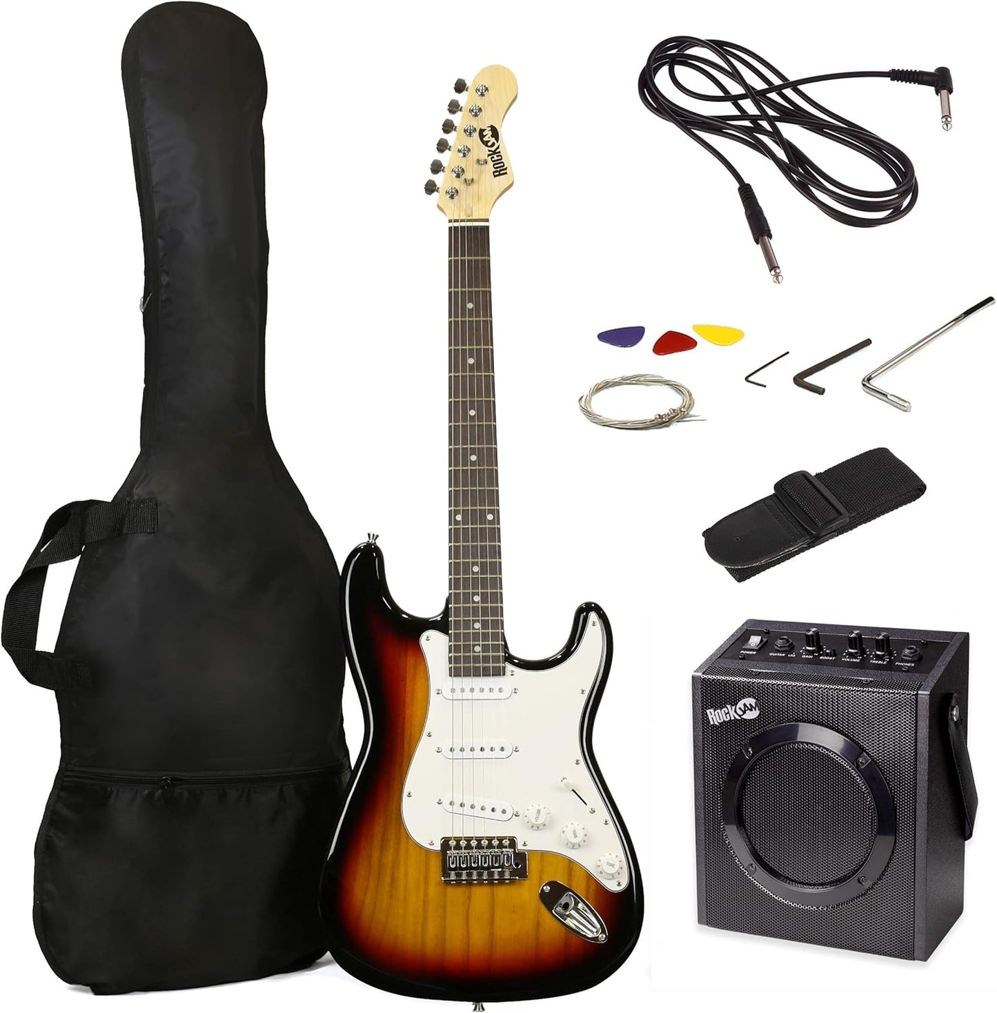 RockJam Electric Guitar Superkit - Learn, Play, Shine!