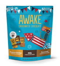 AWAKE Caffeinated Chocolate Bites Variety Pack - 50 Energizing Bites