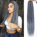 Xtrend 24 Inch Pre-looped Box Braids Crochet Hair Extensions