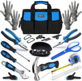 INCLY 24 PCS Real Tool Set with Tool Bag - Compact Starter Kit