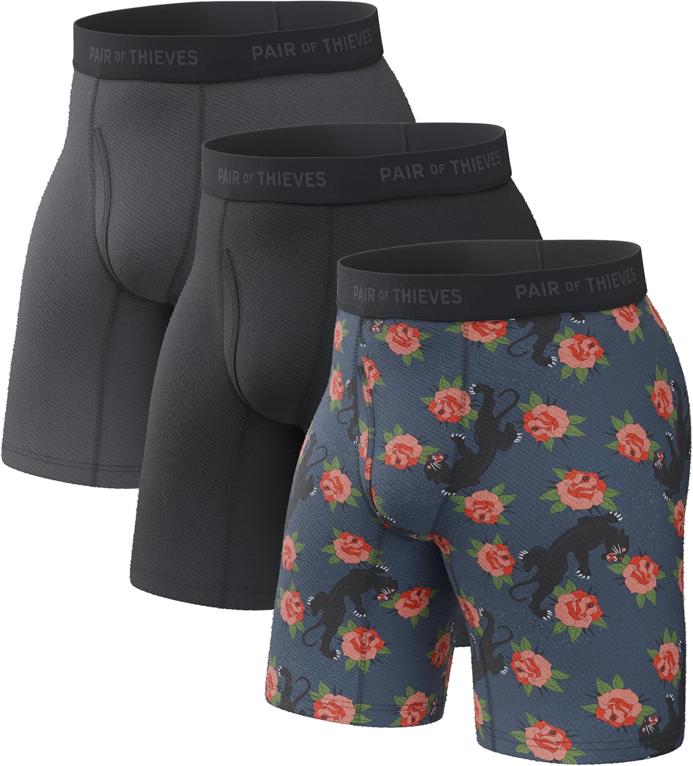 Pair of Thieves Mens Long Boxer Briefs for Ultimate Comfort