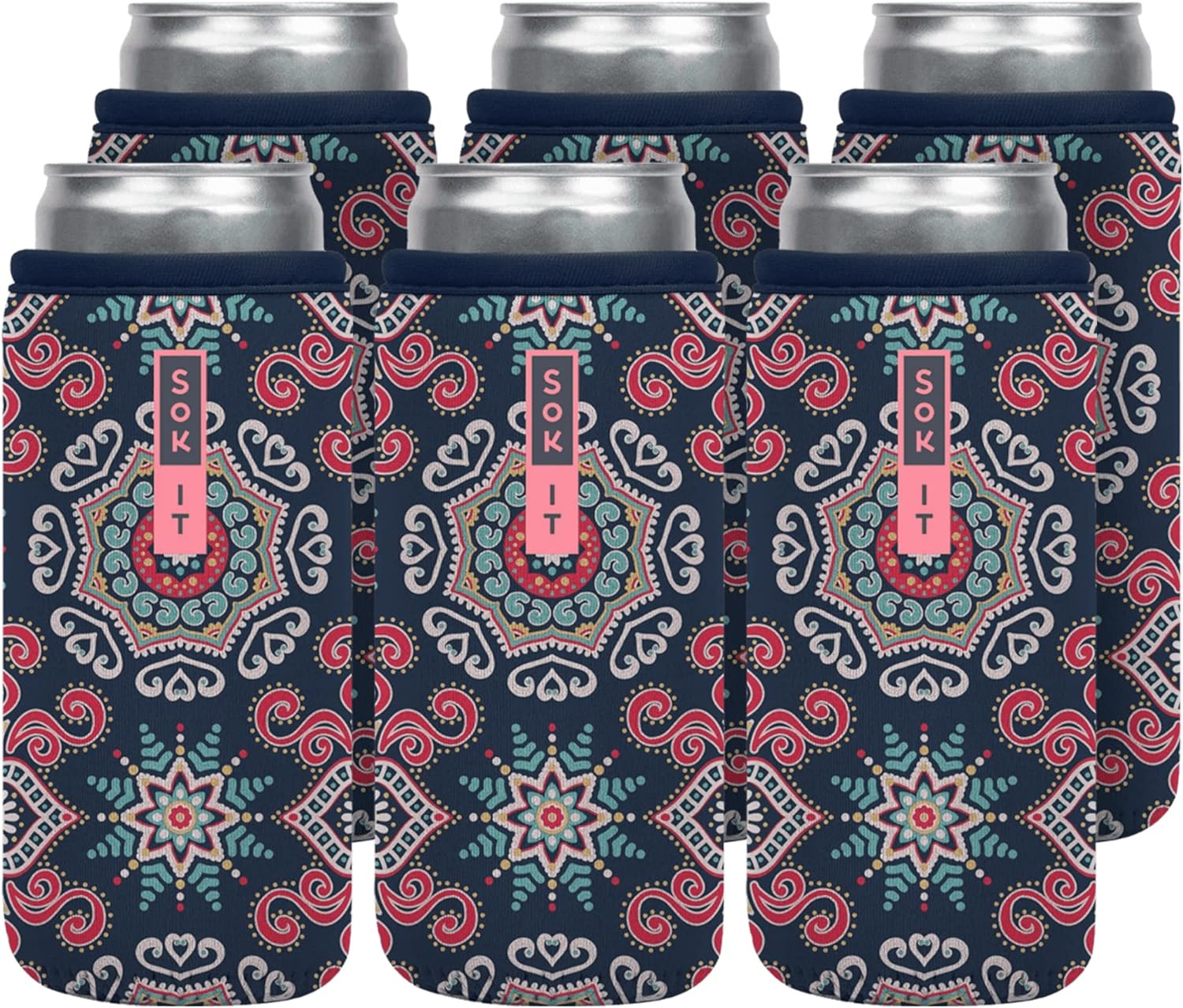 Sok It CanSok 6 Pack Sleeve for Beer & Soda Insulated Neoprene
