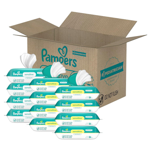Pampers Sensitive Baby Wipes - Gentle & Hypoallergenic