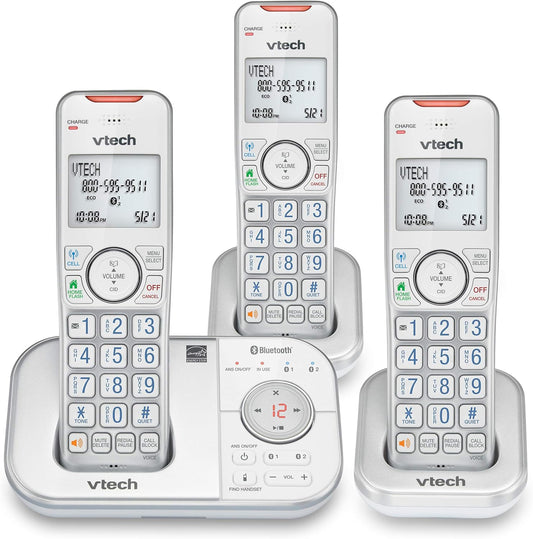 VTech VS112-37 DECT 6.0 Bluetooth Cordless Phone with Features