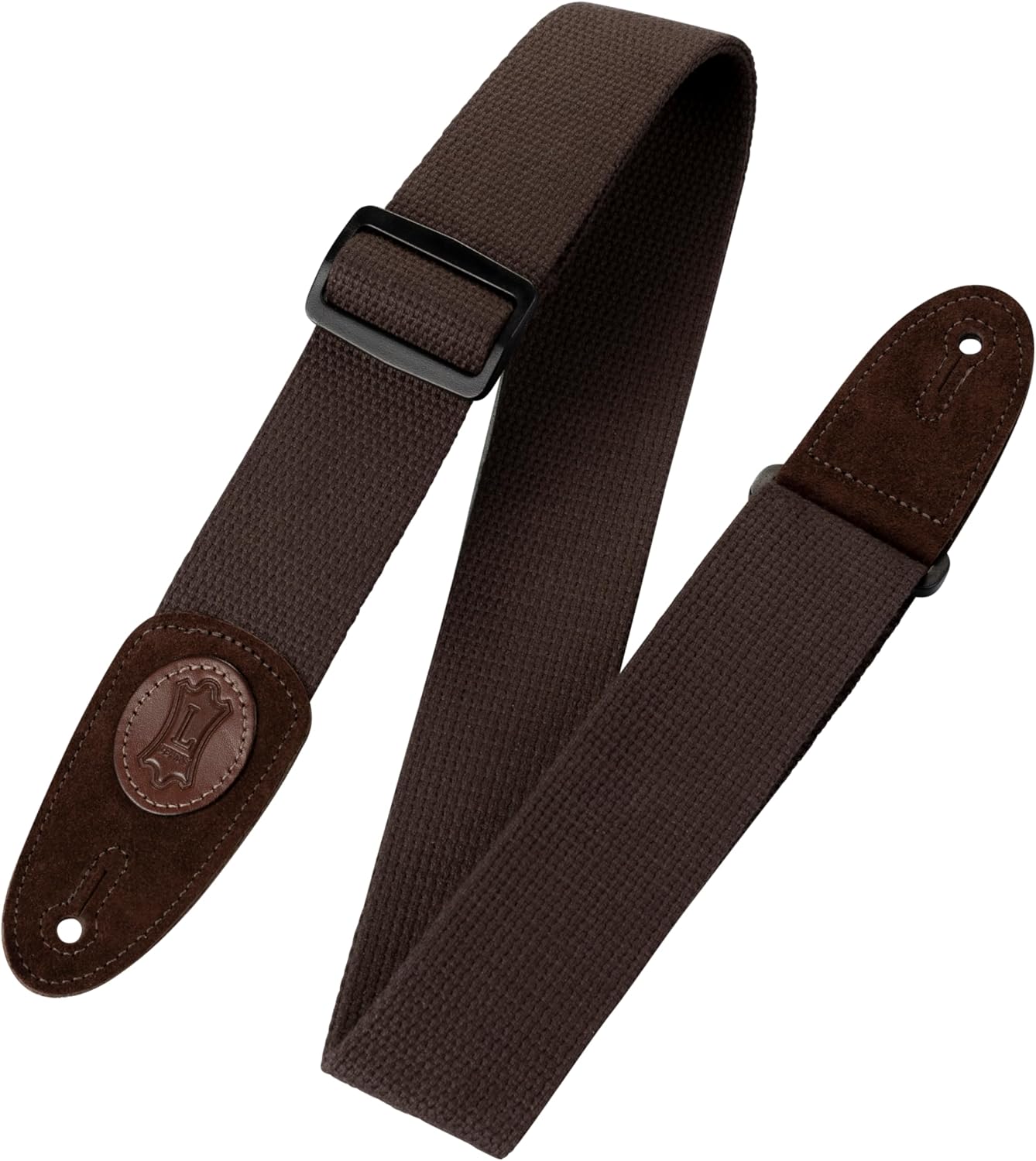 Levy's Brown Cotton Guitar Strap - Comfortable
