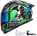 ILM Full Face Motorcycle Helmet Z501 - DOT Certified Comfort