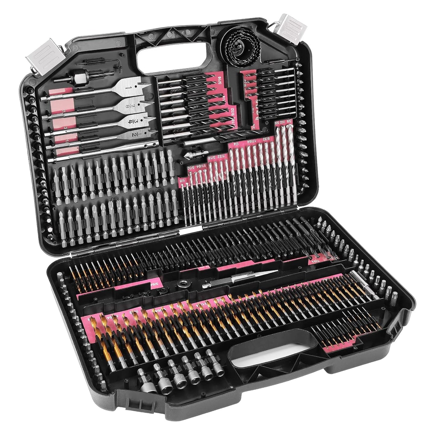 COMOWARE 246 Pcs Drill Bit Set for All Your DIY Needs