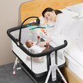 Baby Bassinet Bedside Crib 3-in-1 Adjustable Portable Bassinet - Cozy