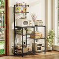 Huuger 31.5 in Bakers Rack with Power Outlets - Kitchen Microwave