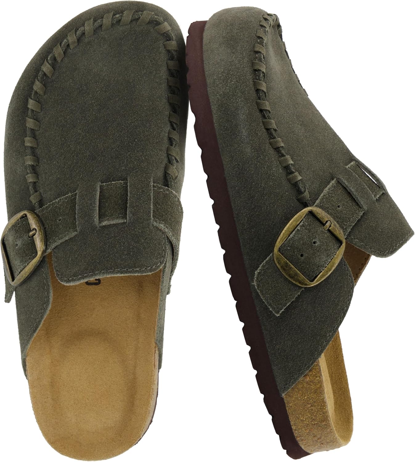 CUSHIONAIRE Canoe Genuine Suede Clogs for Women Footwear
