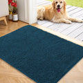 Dog Door Mat 40x32 Atlantic Blue - Chenille Mud Mat for Paws