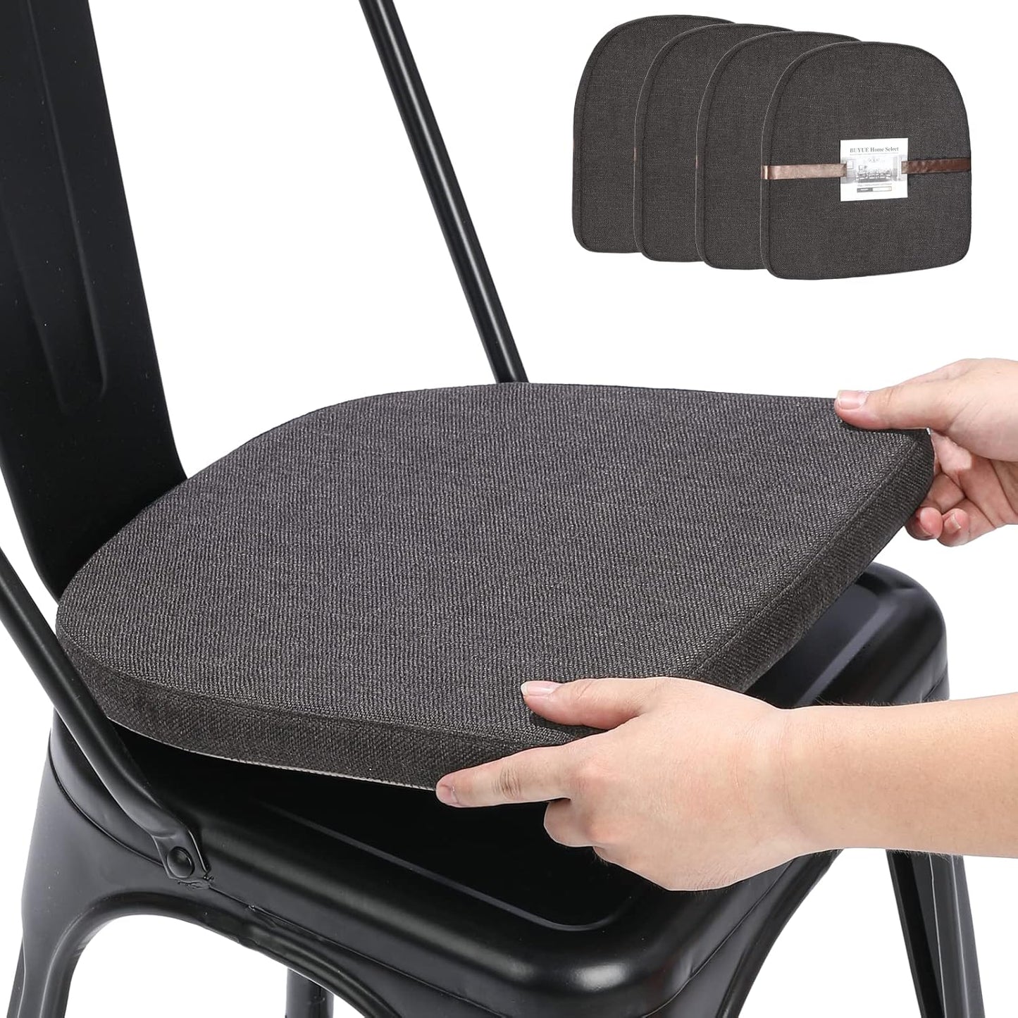 BUYUE Friendly Woven Fabric Magnetic Cushions for Metal Chairs