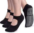 Non Slip Grip Yoga Socks for Women with Cushion - Unenow