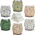 Mama Koala Pocket Cloth Diapers 6-Pack (Animal Legends) - Slim Fit
