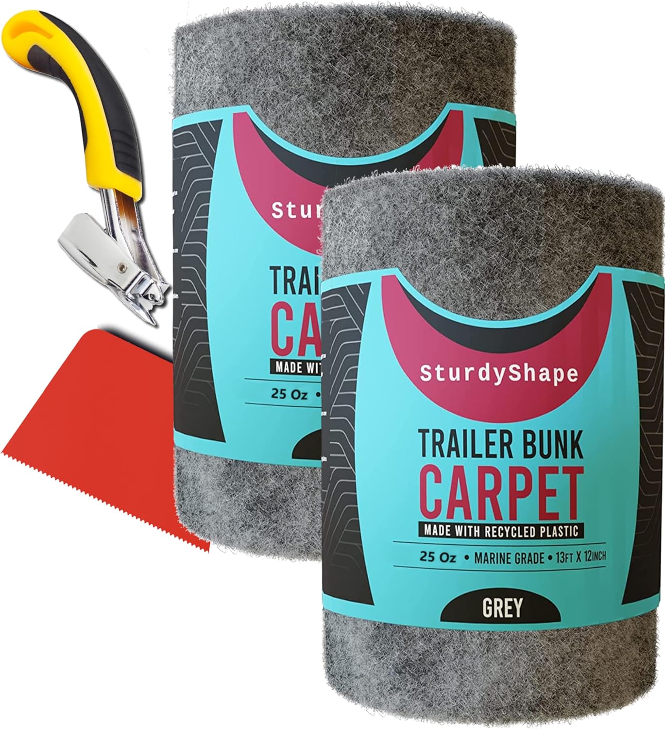 SturdyShape Boat Trailer Bunk Carpet Kit for Durable Protection