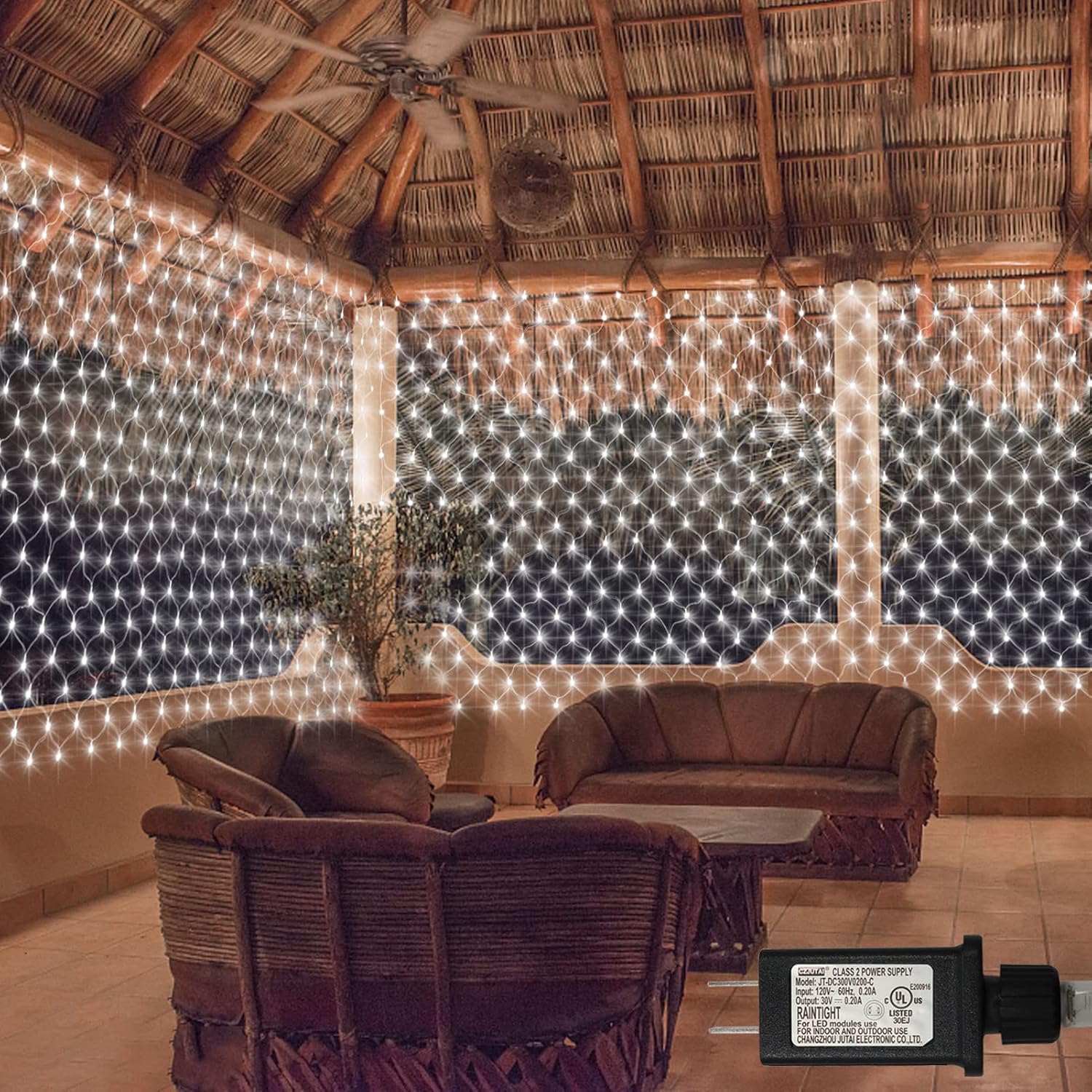 Brighten Your Space with echosari 720 LED Net Lights 20ft x 13ft