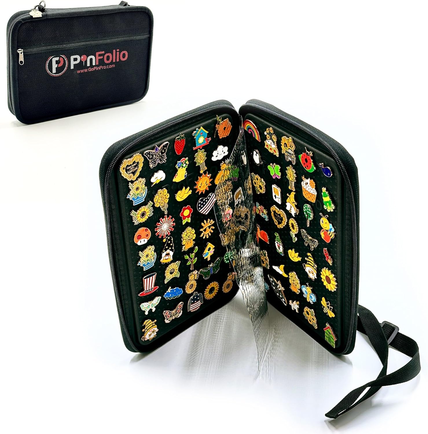 PinFolio Classic Pin Display Case for Easy Pin Storage and Display