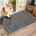 Washable Soft Microfiber Mud Mat for Dogs Large 48in x 30in - Dirt