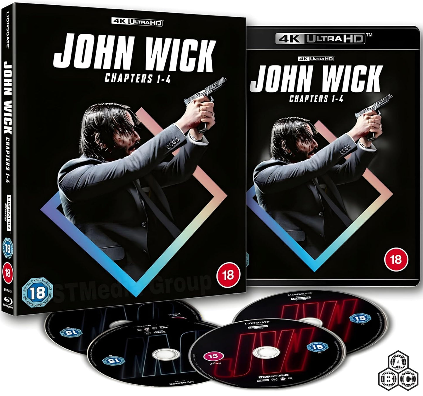 John Wick: Chapters 1-4 4K Ultra HD with Exclusive Features