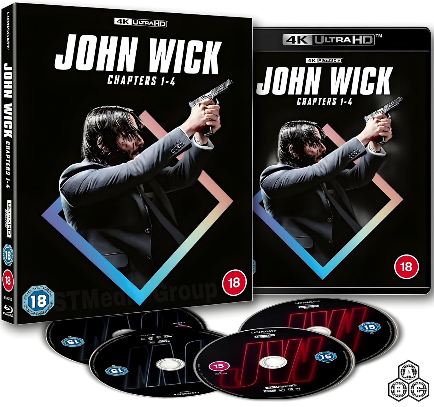 John Wick: Chapters 1-4 4K Ultra HD with Exclusive Features