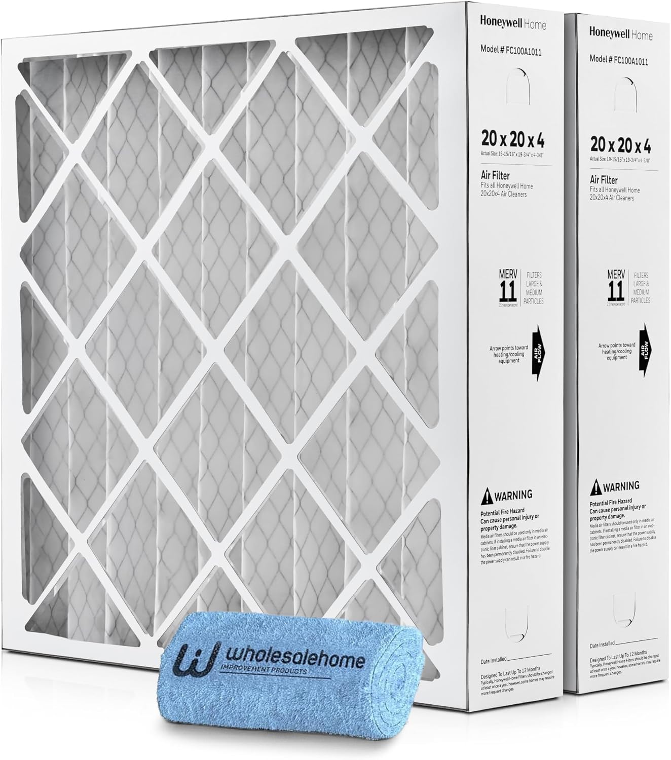 Honeywell 20x20x4 Air Filter Replacement for Clean Air Quality