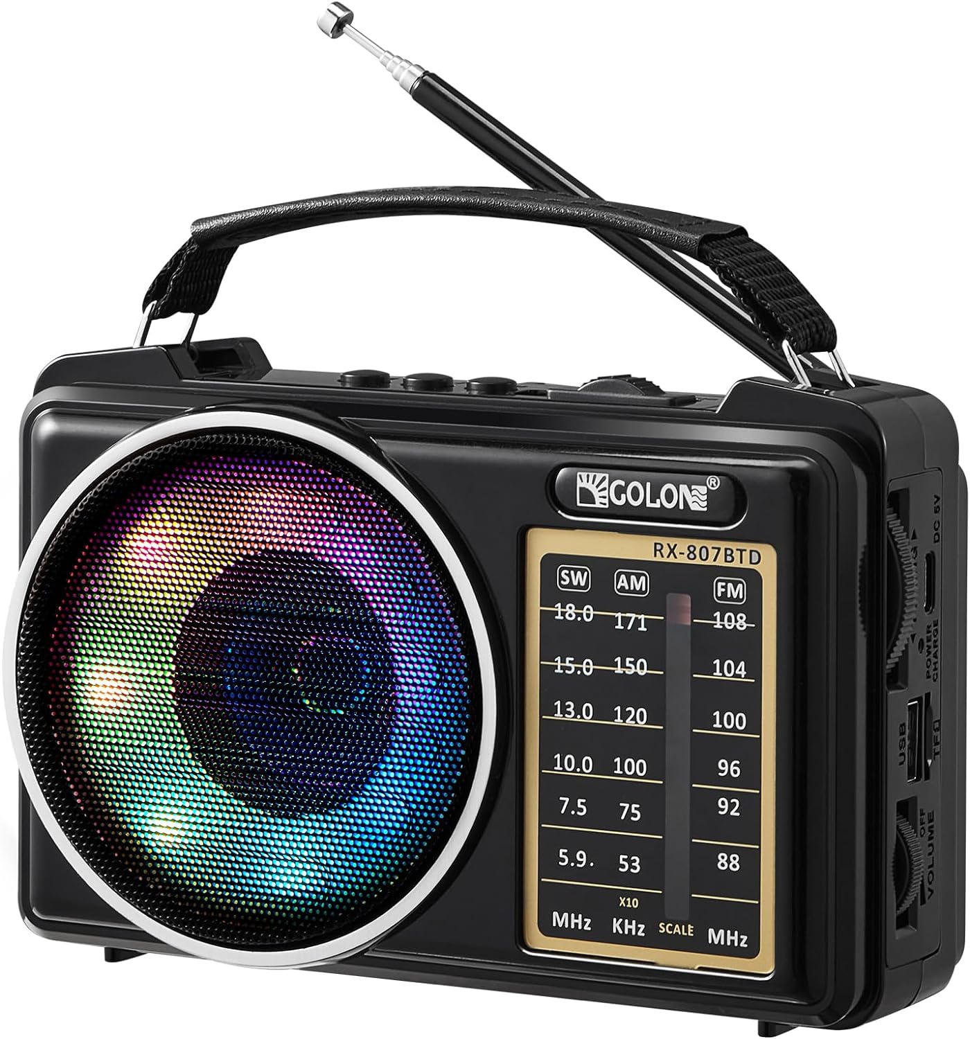 Gelielim Portable Bluetooth Speaker: Powerful Sound Everywhere!