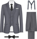 Boys' Formal Suits Set, Husky Fit - 7-Piece Complete Ensemble