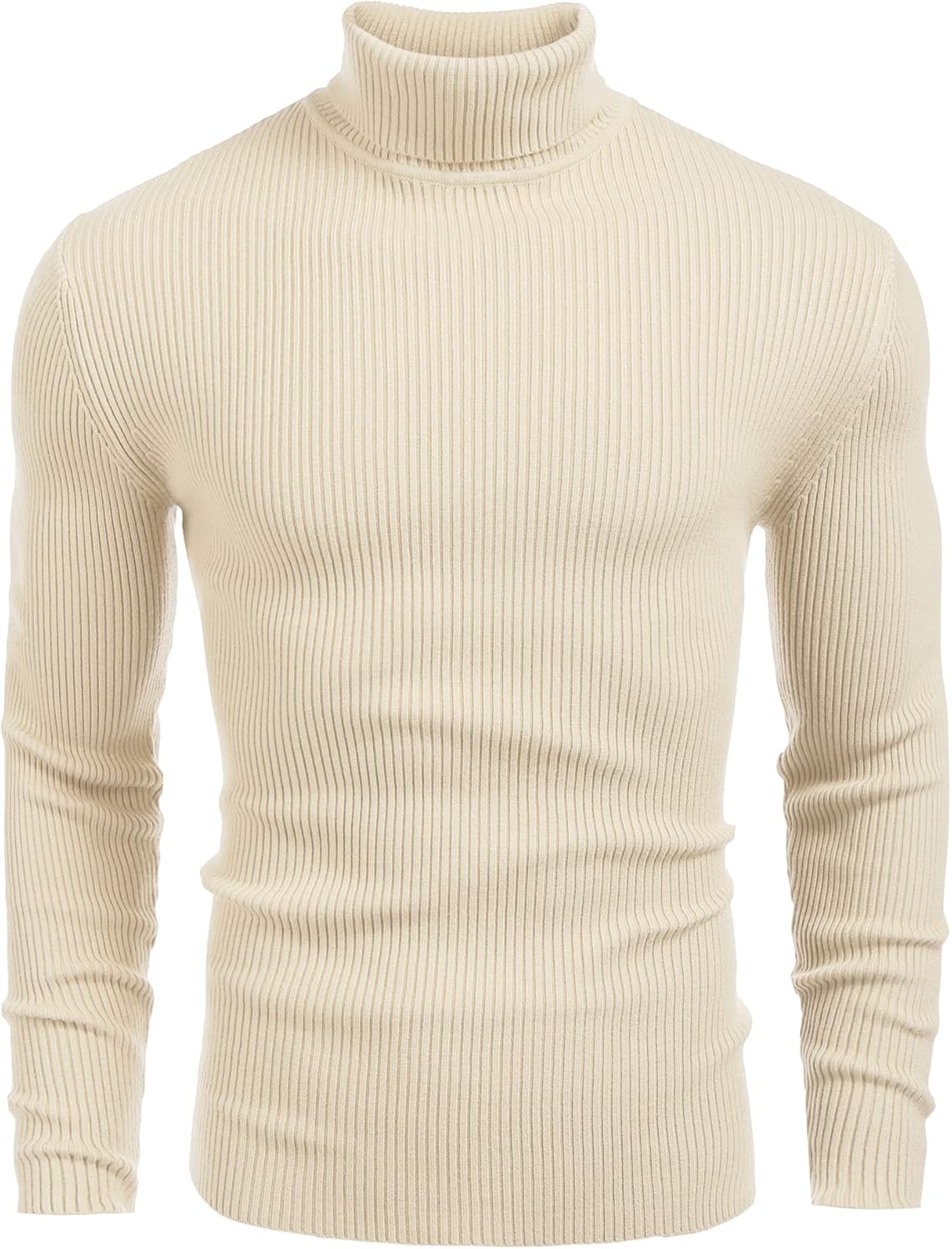 COOFANDY Mens Ribbed Slim Fit Knitted Turtleneck Sweater Review