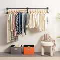 Wall Clothes Rack Industrial Pipe Clothing Rack - Space Saving Garment
